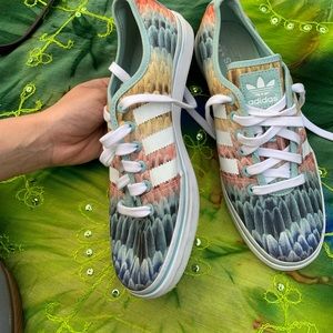 Multi-colored Adidas